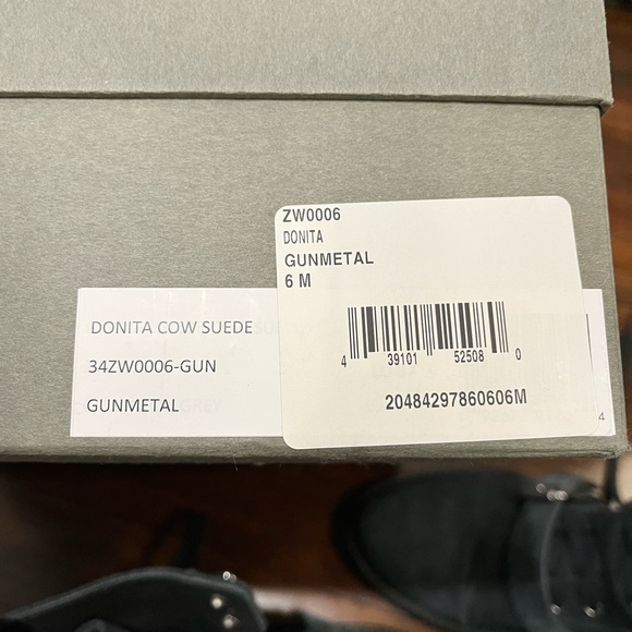 Allsaints Donita suede combat boots - Picture 5 of 6